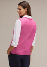Street One - strik-sweater vest