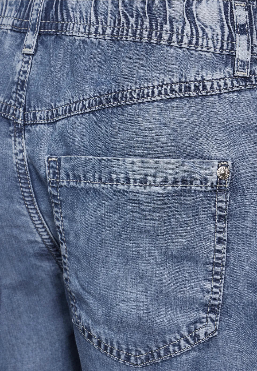 Street One - denim shorts Lyocell - style BONNY, cashual fit, HW