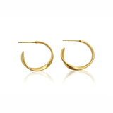 Zefina Twisted Small 14k forgyldte creoler, 2 cm – bestseller med twistet look