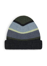 Mansted ADRIENNE hue – 96 Grey, front i ribstrik med striber